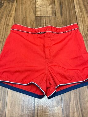 Vintage 60s 70s Sears Swim Trunks Board Shorts Swimsuit USA Made Men’s Large 36”